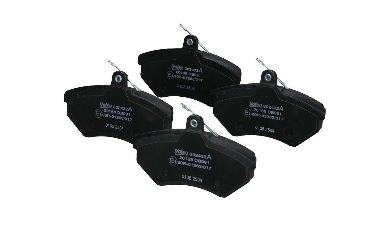 Jeu de 4 plaquettes de frein VALEO ref. 302432A